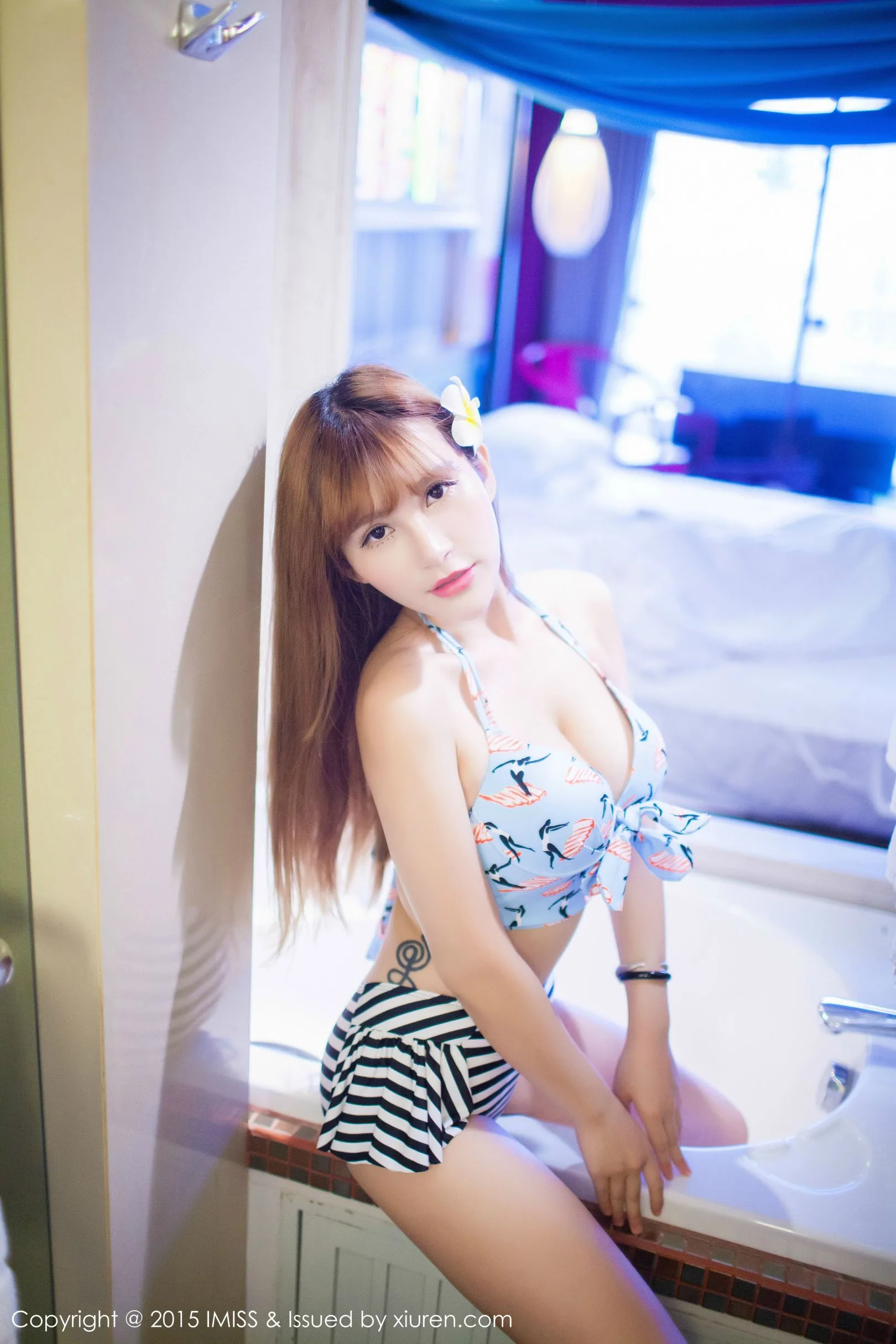 [Câu lạc bộ IMiss Love Honey]VOL.051 LalaBaby - Bộ ảnh áo tắm trong nhà - 34