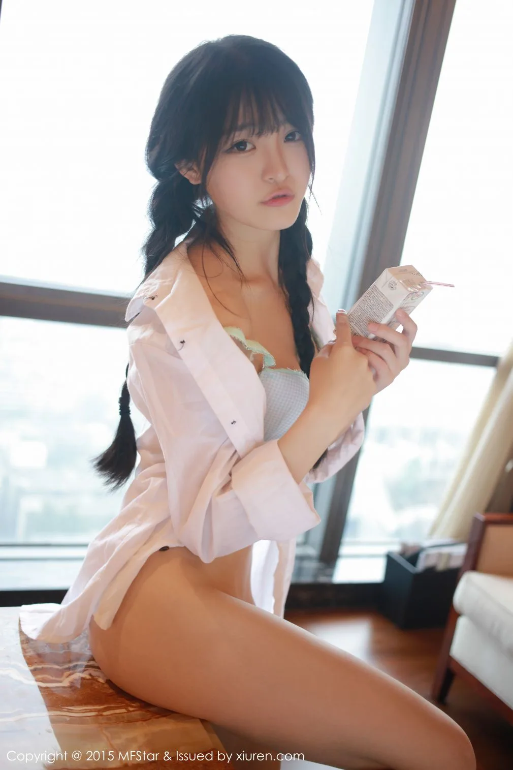 [Học viện người mẫu MFStar] Tập 025 Yi Xiaoqi MoMo - Bộ ảnh nữ sinh Thành Đô - 48