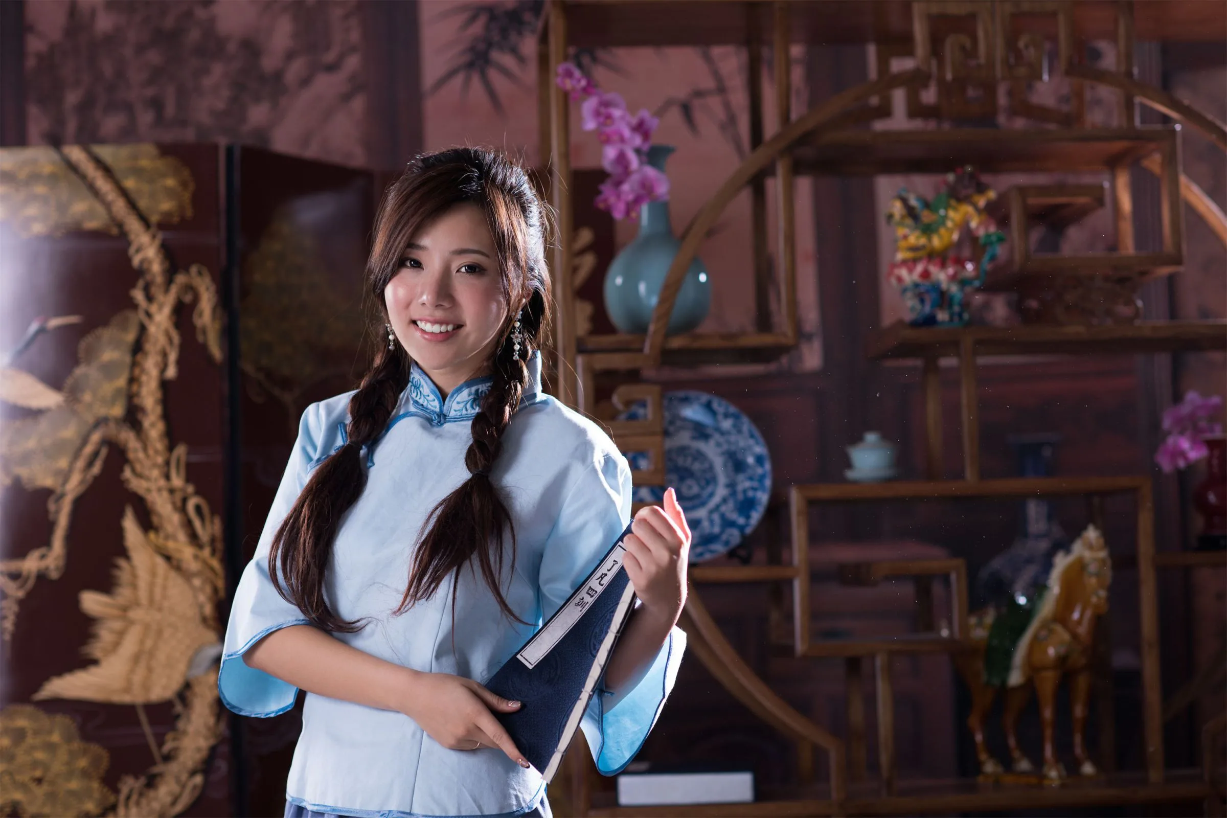 [Tập đặc biệt của Beautyleg] Chụp ảnh chân dung phong cách Trung Hoa cổ điển của Chen Siying Zora tại studio Qin Er. - 44