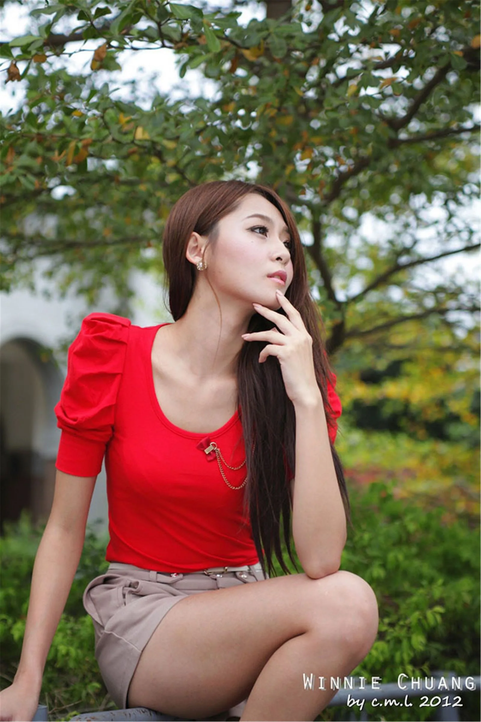 [Tập đặc biệt của Beautyleg] Winnie Xiaoxue - Hình ảnh độ phân giải cao về buổi chụp ảnh ngoại cảnh thanh lịch tại Đại học Quốc gia Đài Loan - 11