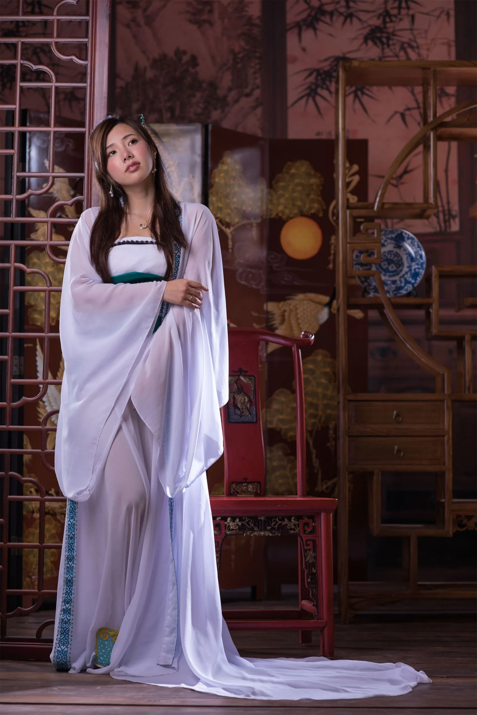[Tập đặc biệt của Beautyleg] Chụp ảnh chân dung phong cách Trung Hoa cổ điển của Chen Siying Zora tại studio Qin Er. - 32