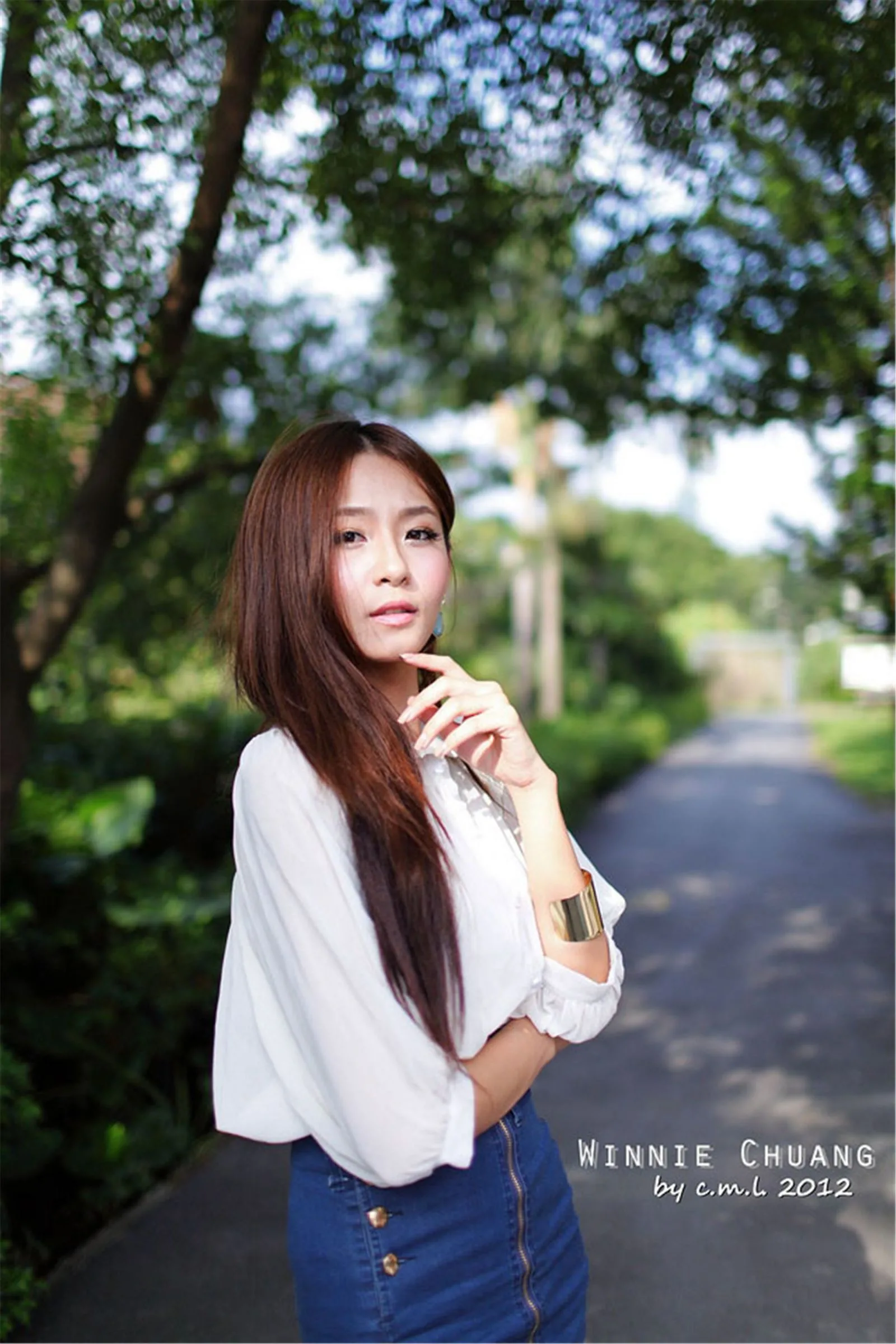 [Tập đặc biệt của Beautyleg] Winnie Xiaoxue - Hình ảnh độ phân giải cao về buổi chụp ảnh ngoại cảnh thanh lịch tại Đại học Quốc gia Đài Loan - 34