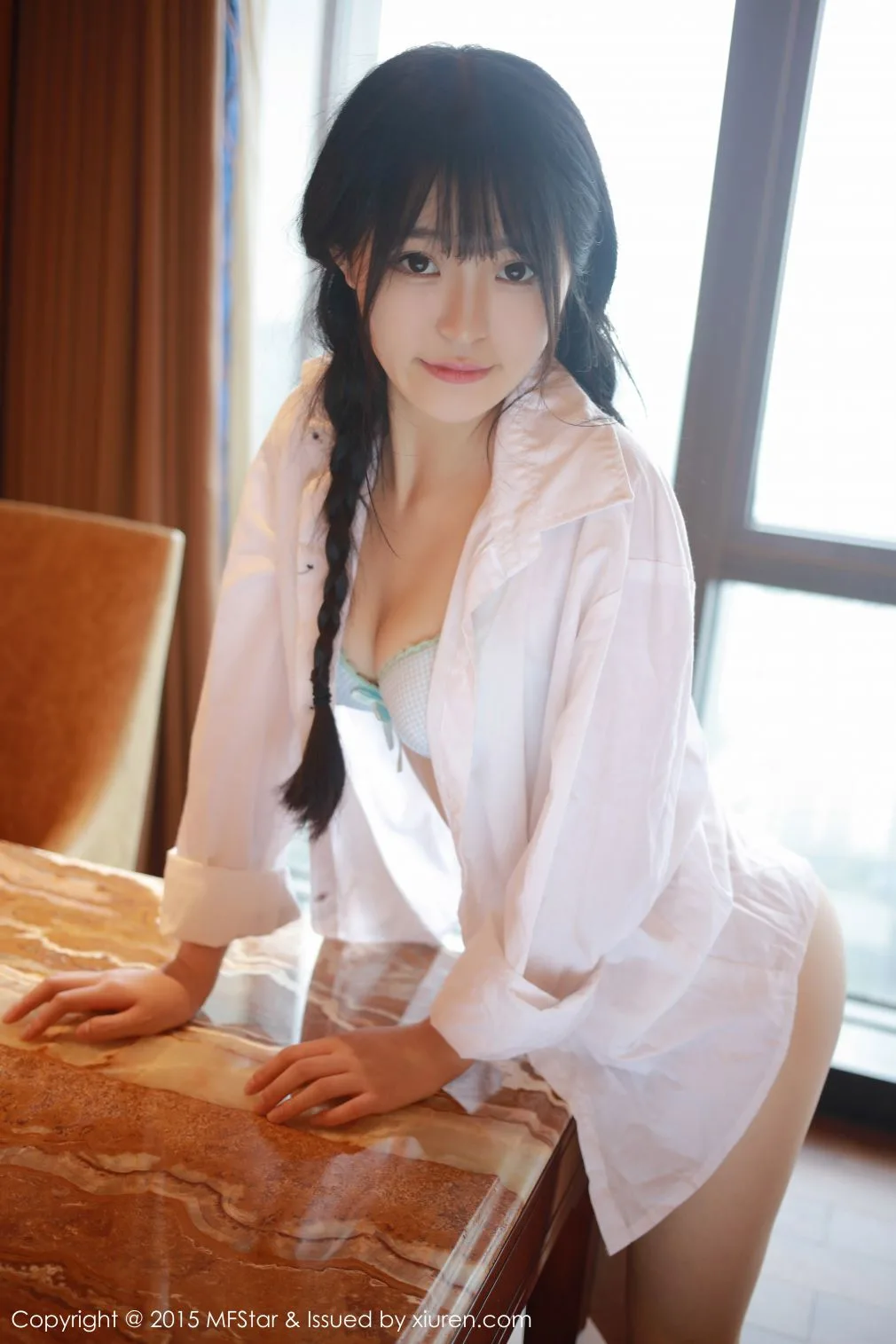 [Học viện người mẫu MFStar] Tập 025 Yi Xiaoqi MoMo - Bộ ảnh nữ sinh Thành Đô - 42