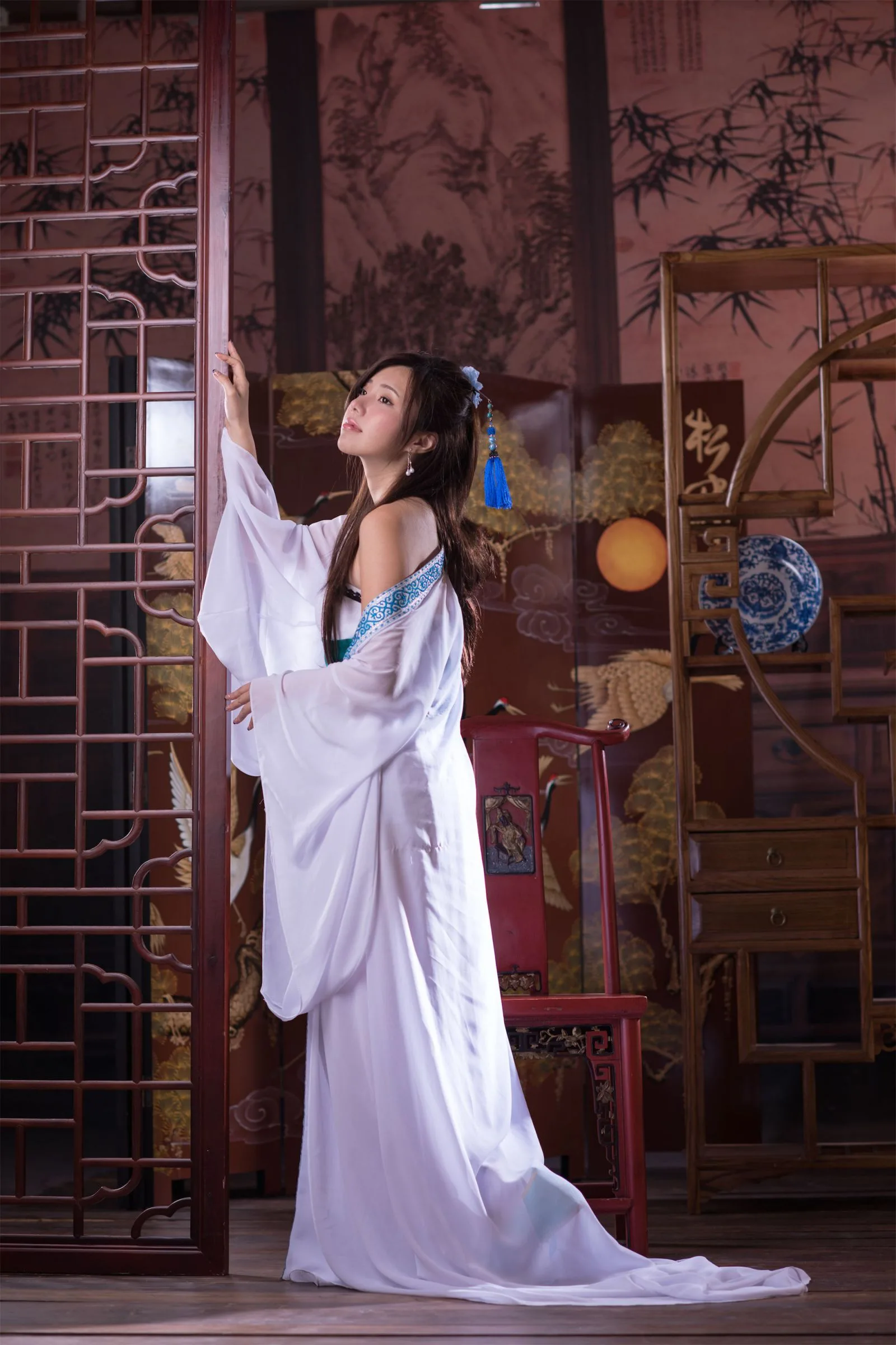 [Tập đặc biệt của Beautyleg] Chụp ảnh chân dung phong cách Trung Hoa cổ điển của Chen Siying Zora tại studio Qin Er. - 45