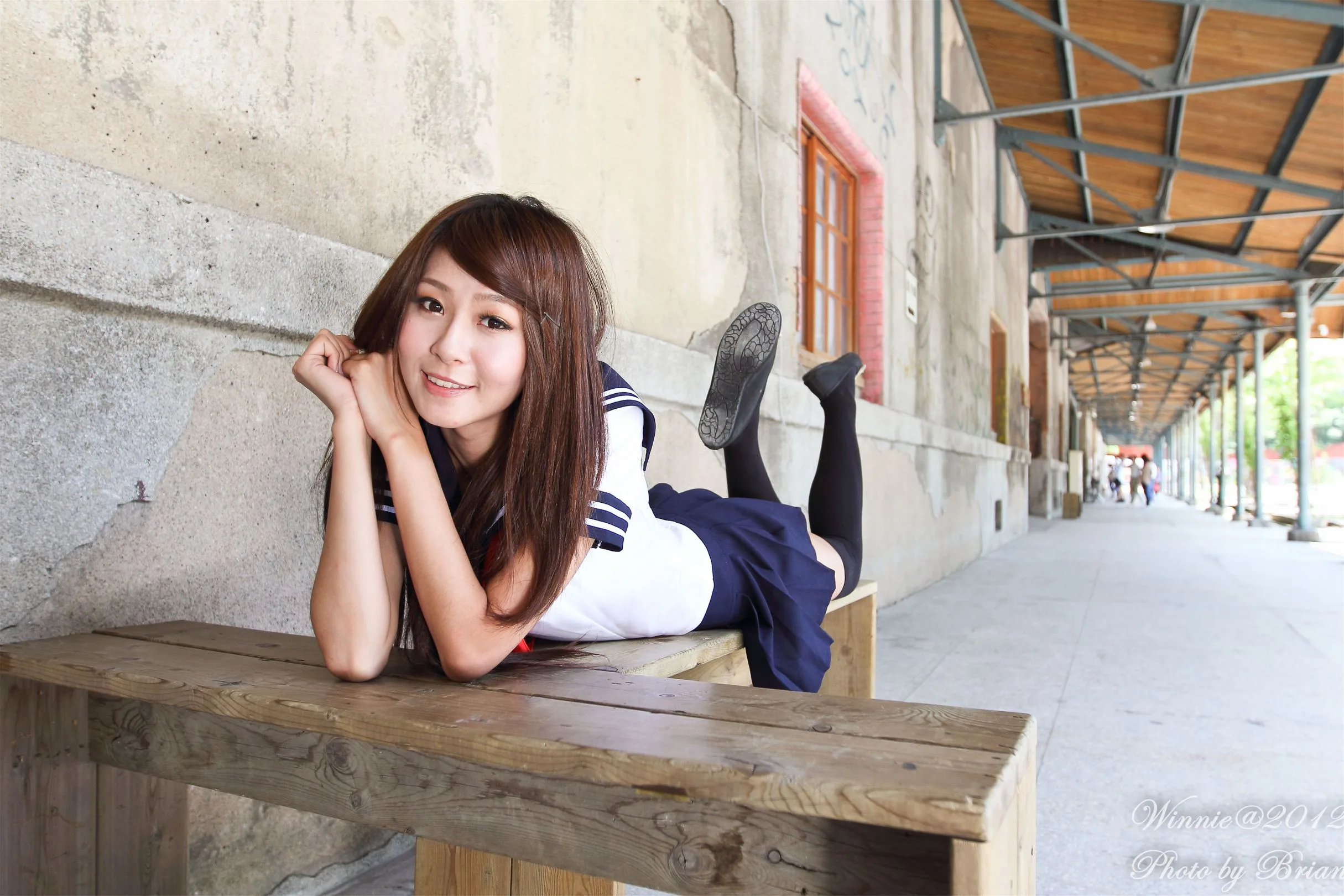 [Tập đặc biệt của Beautyleg] Winnie Xiaoxue - Chụp ảnh ngoại cảnh với đồng phục học sinh đặc khu Hoa Sơn - 22