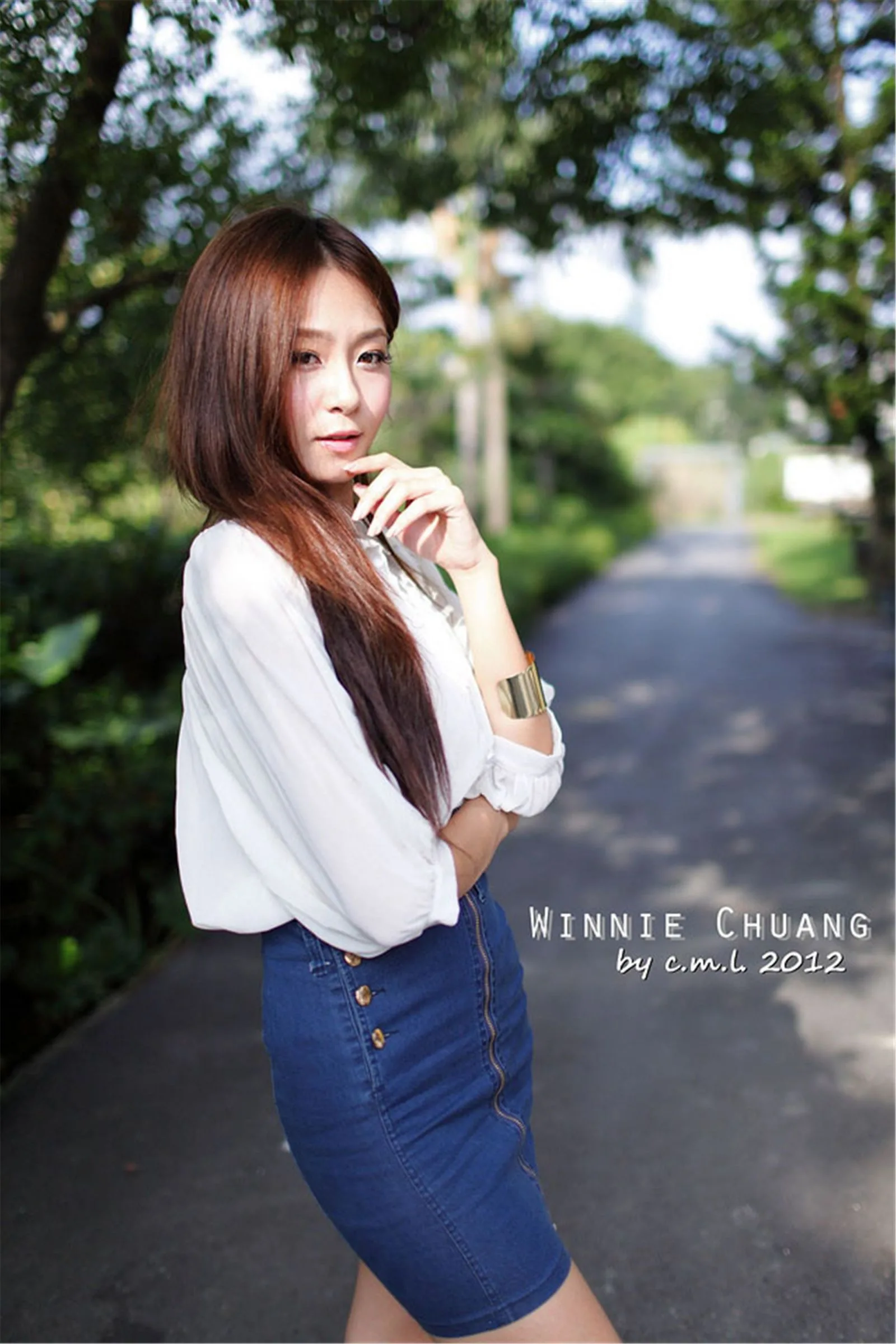 [Tập đặc biệt của Beautyleg] Winnie Xiaoxue - Hình ảnh độ phân giải cao về buổi chụp ảnh ngoại cảnh thanh lịch tại Đại học Quốc gia Đài Loan - 35