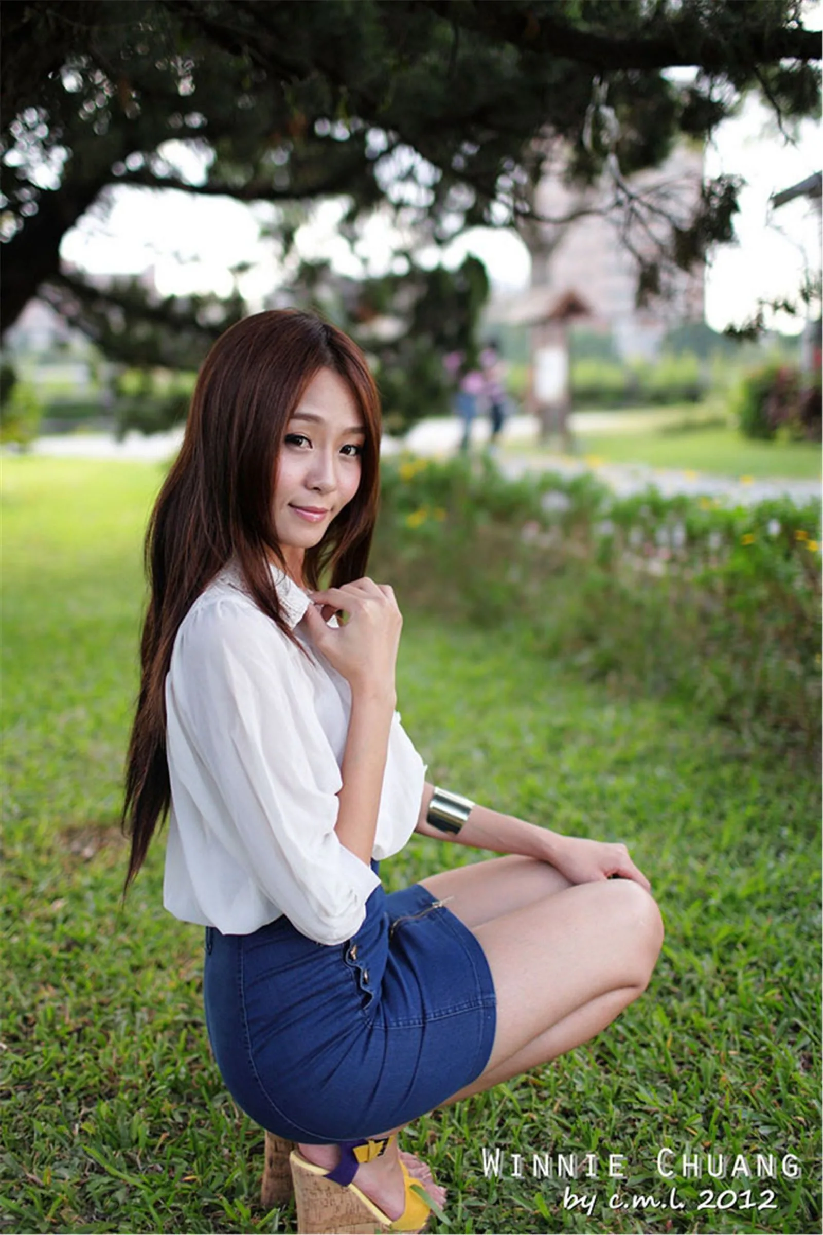 [Tập đặc biệt của Beautyleg] Winnie Xiaoxue - Hình ảnh độ phân giải cao về buổi chụp ảnh ngoại cảnh thanh lịch tại Đại học Quốc gia Đài Loan - 28