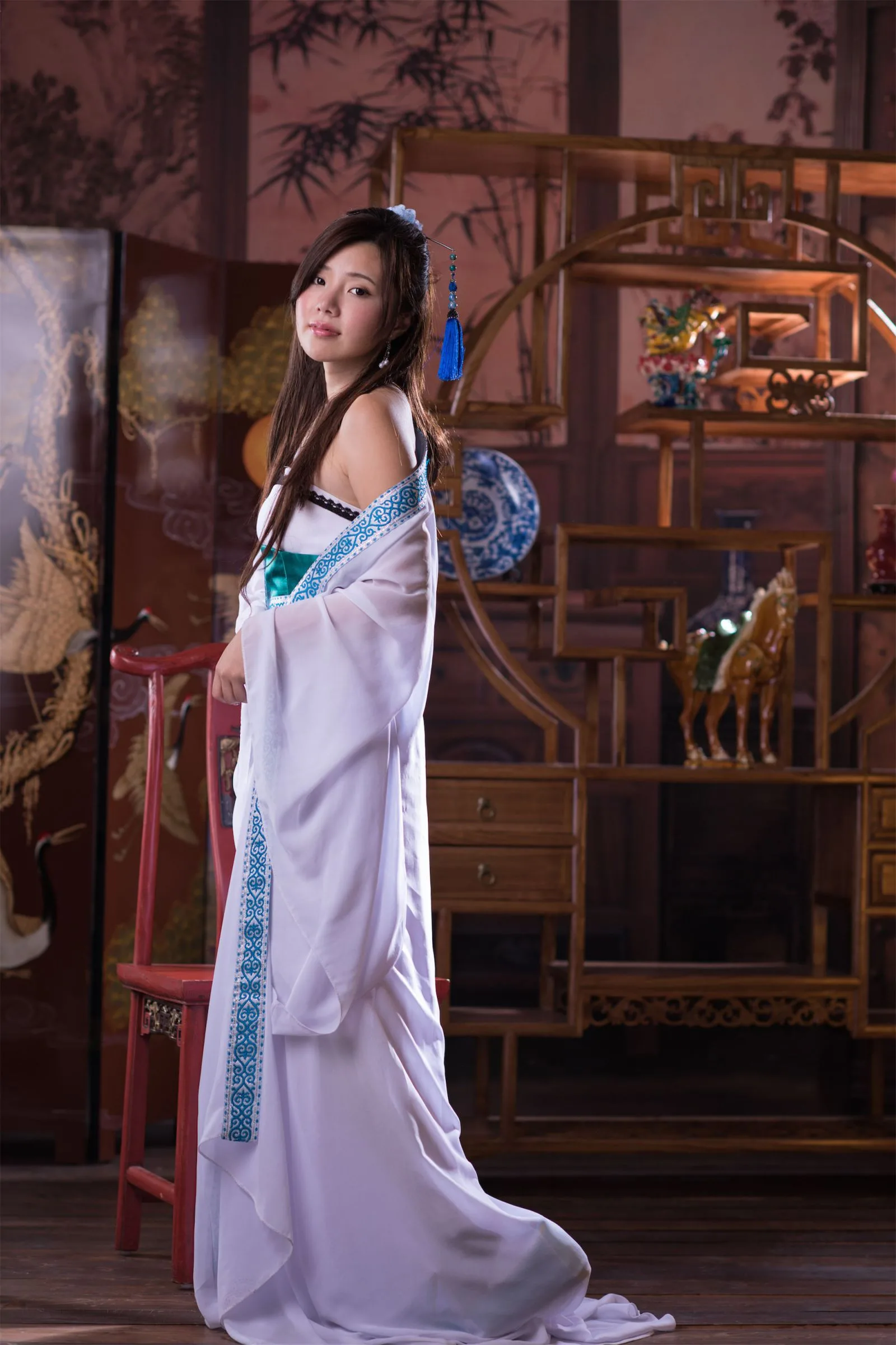 [Tập đặc biệt của Beautyleg] Chụp ảnh chân dung phong cách Trung Hoa cổ điển của Chen Siying Zora tại studio Qin Er. - 7
