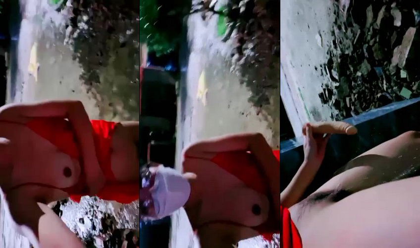 Clip: Nứng quá em ra đường trước cổng nhà người khác khẩu dâm thủ dâm - Clip Hot Việt