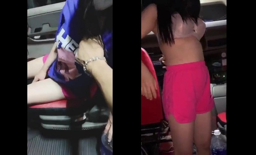 Clip: Dừng xe ven đường làm tình public với em gái trên cabin - Clip Hot Việt