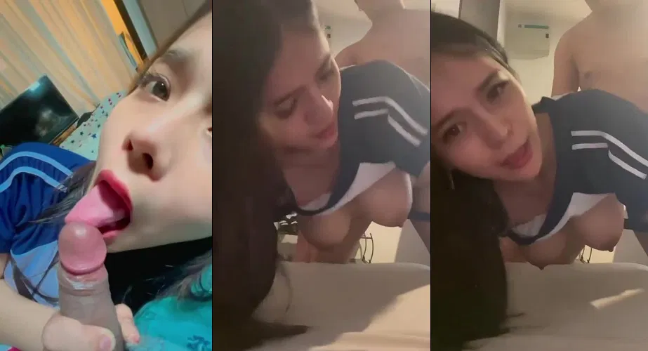 Clip: Em sinh viên vú to lai tây trong bộ đồng phục thể dục trường - Clip Hot Việt
