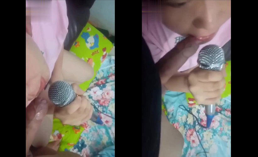 Clip: Hát karaoke mà em chơi hẳn 2 mic - Clip Hot Việt